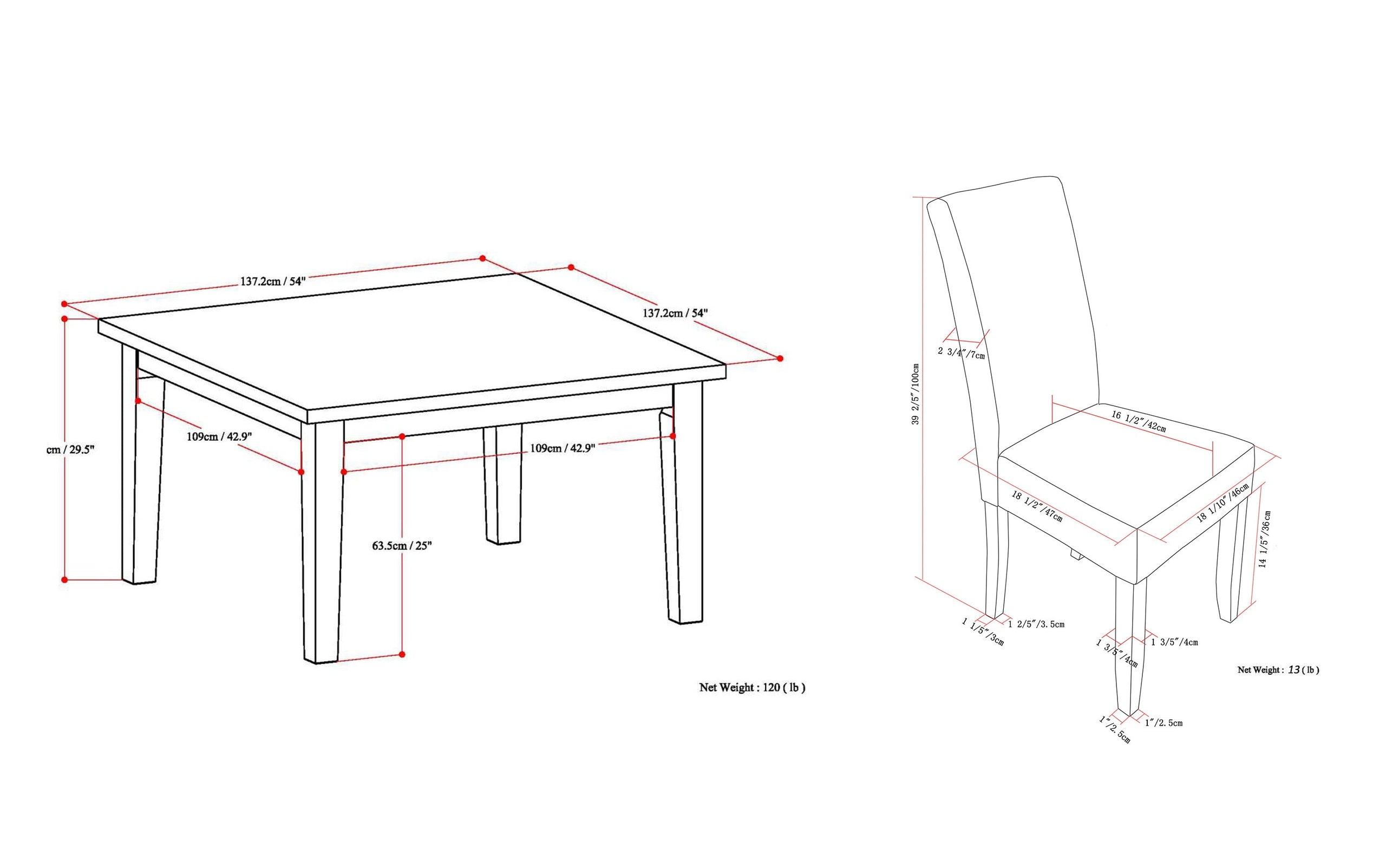 Distressed Black Distressed Vegan Leather | Acadian 9 Piece Dining Set