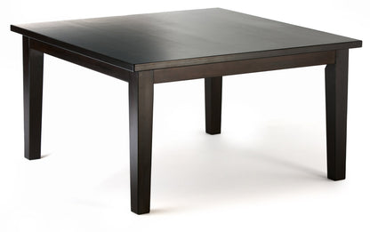 Distressed Brown Distressed Vegan Leather | Acadian 9 Piece Dining Set