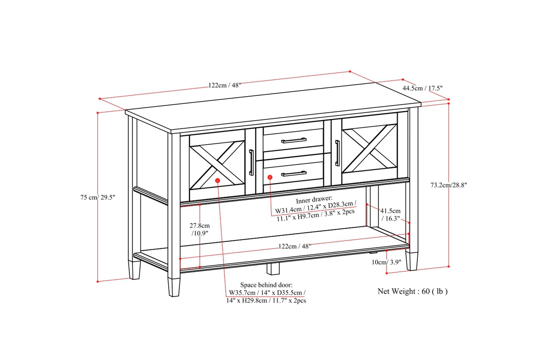 Ela Console Table