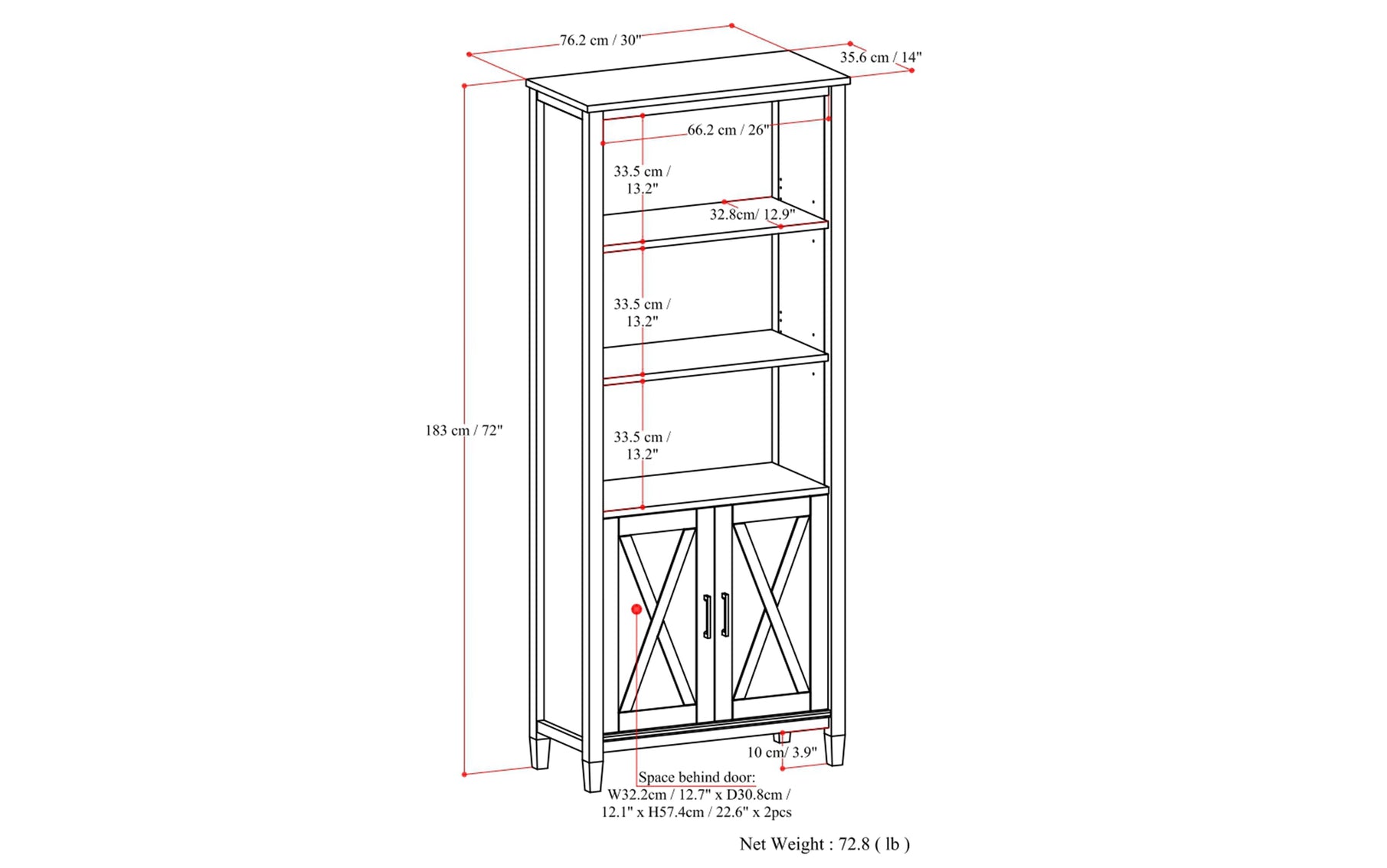 Ela Bookcase