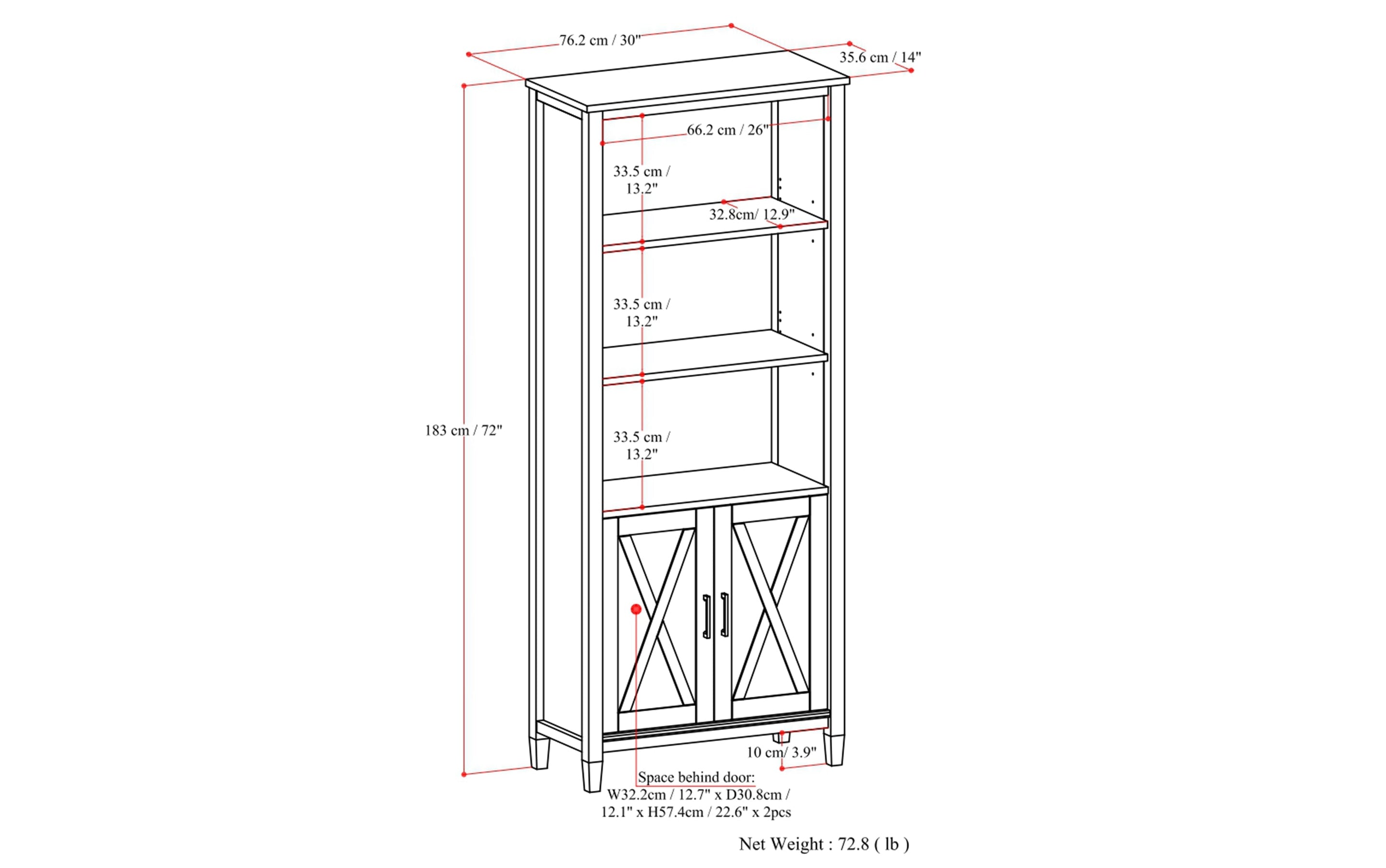 Ela Bookcase