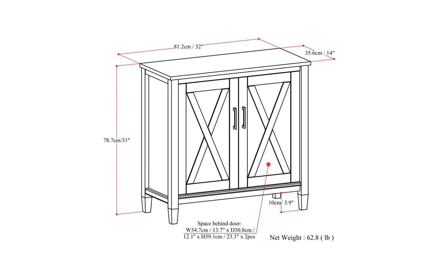 Ela Low Storage Cabinet