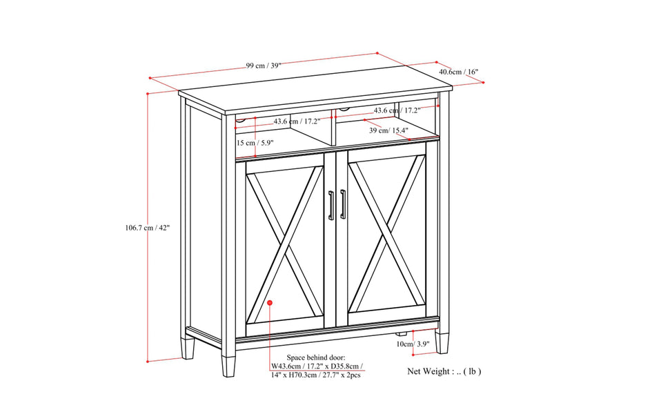 Ela Medium Storage Cabinet