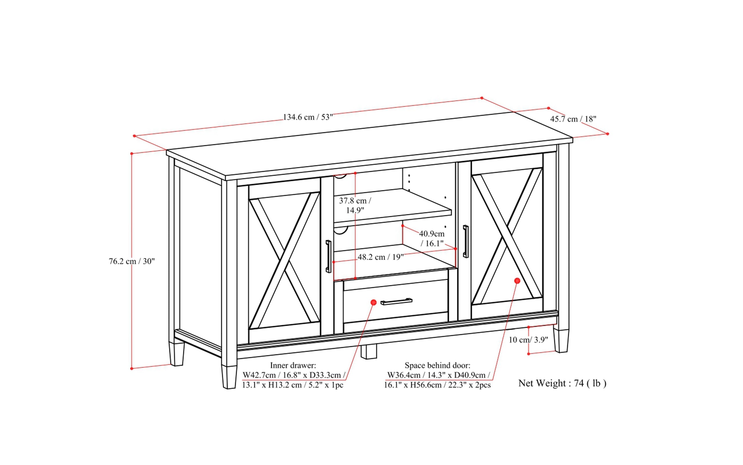 Ela Medium Tv stand