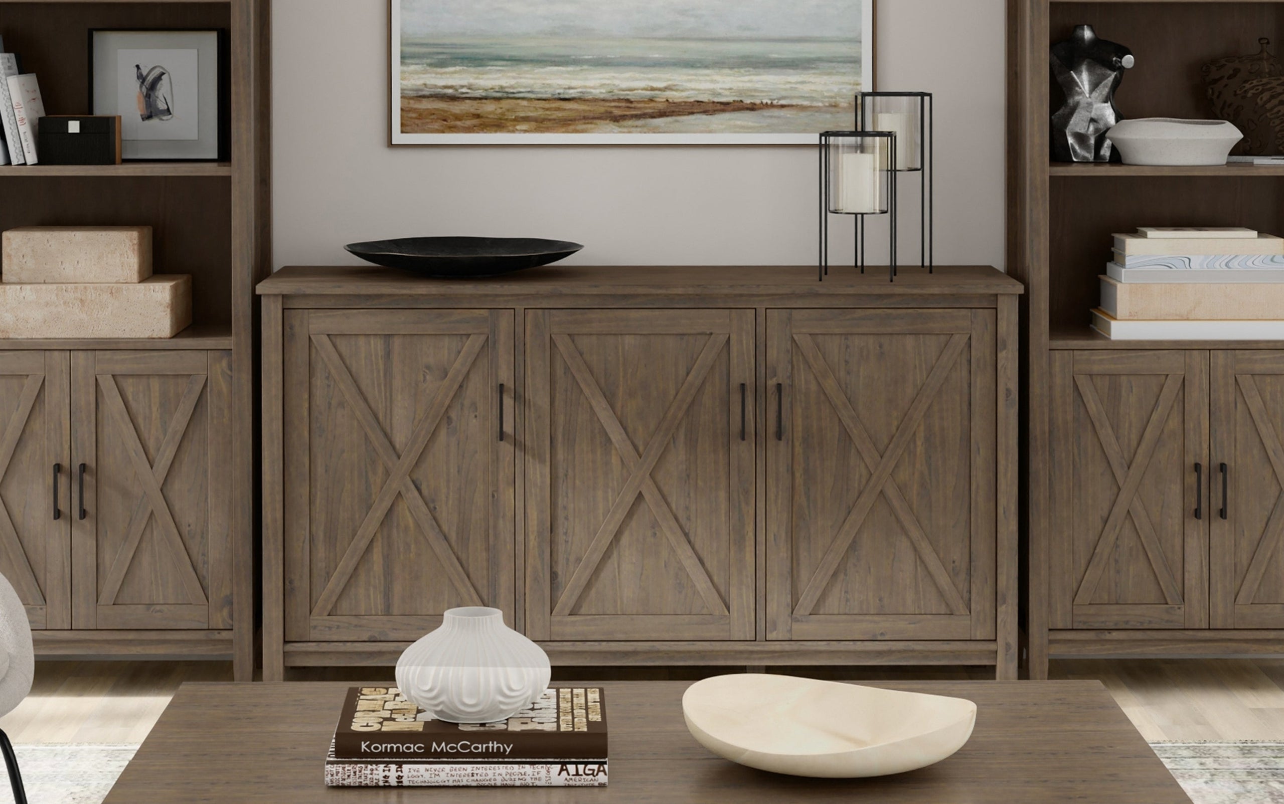 Ela Wide Storage Cabinet