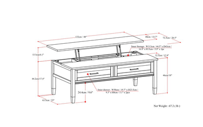 Ela Lift Top Coffee Table