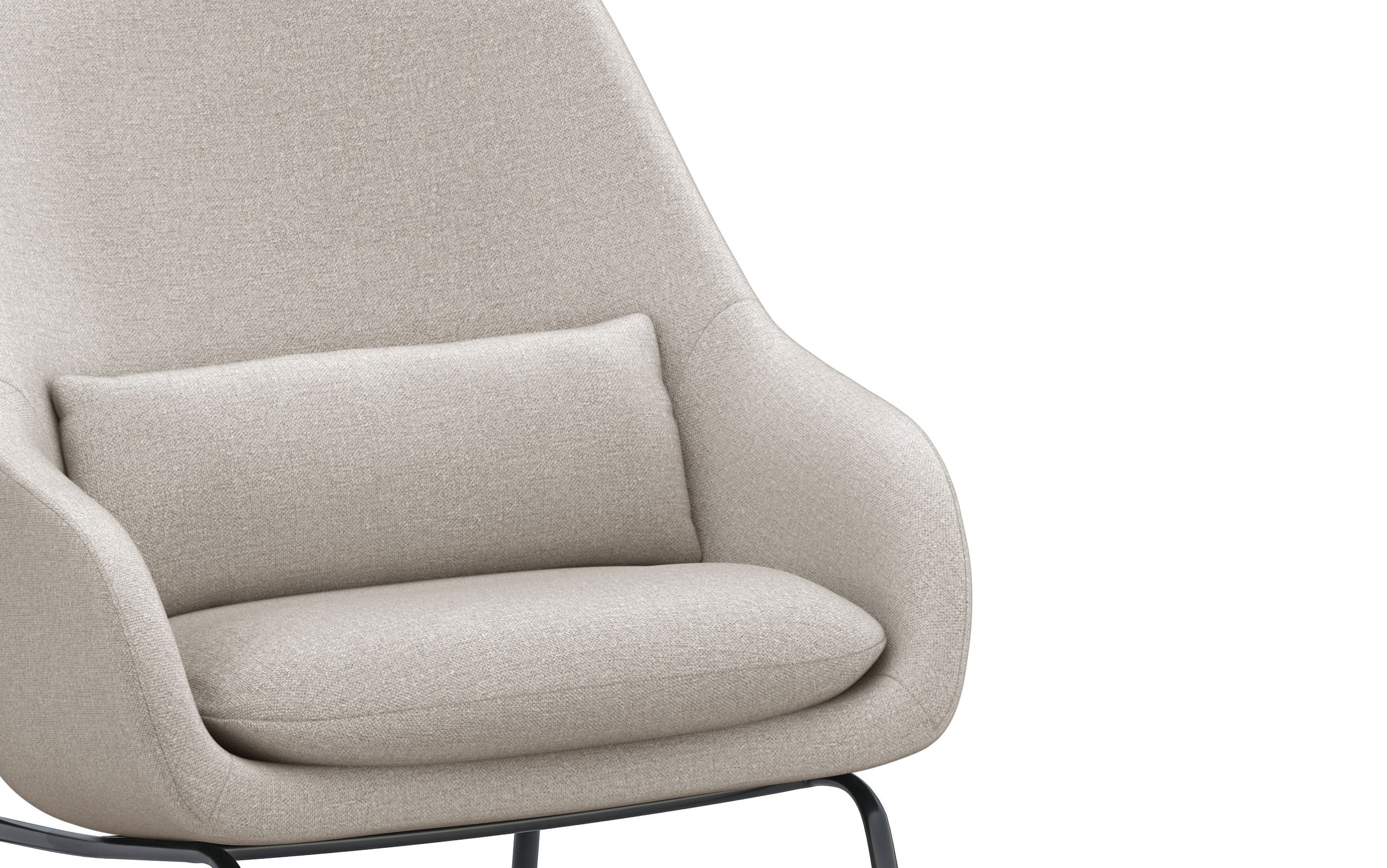 Natural Woven Fabric | Elmont Accent Chair