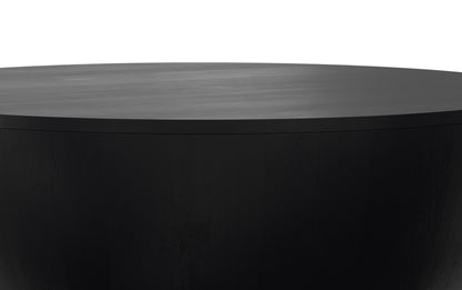 Black | Elmbrook Drum Coffee Table