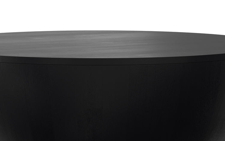 Black | Elmbrook Drum Coffee Table