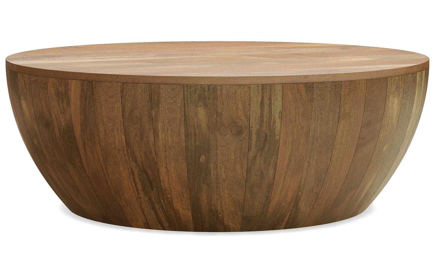 Natural | Elmbrook Drum Coffee Table