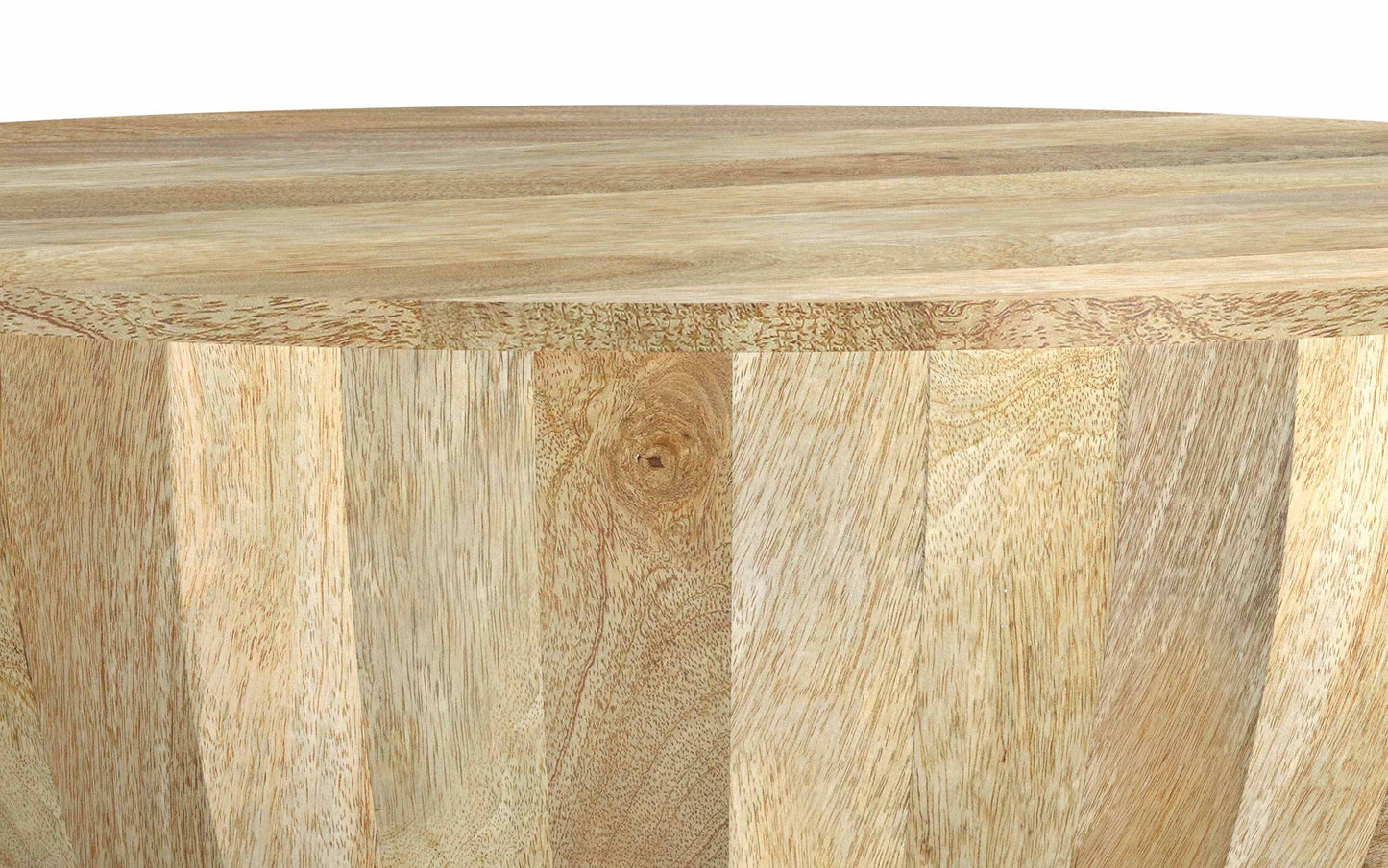 Natural | Elmbrook Drum Coffee Table