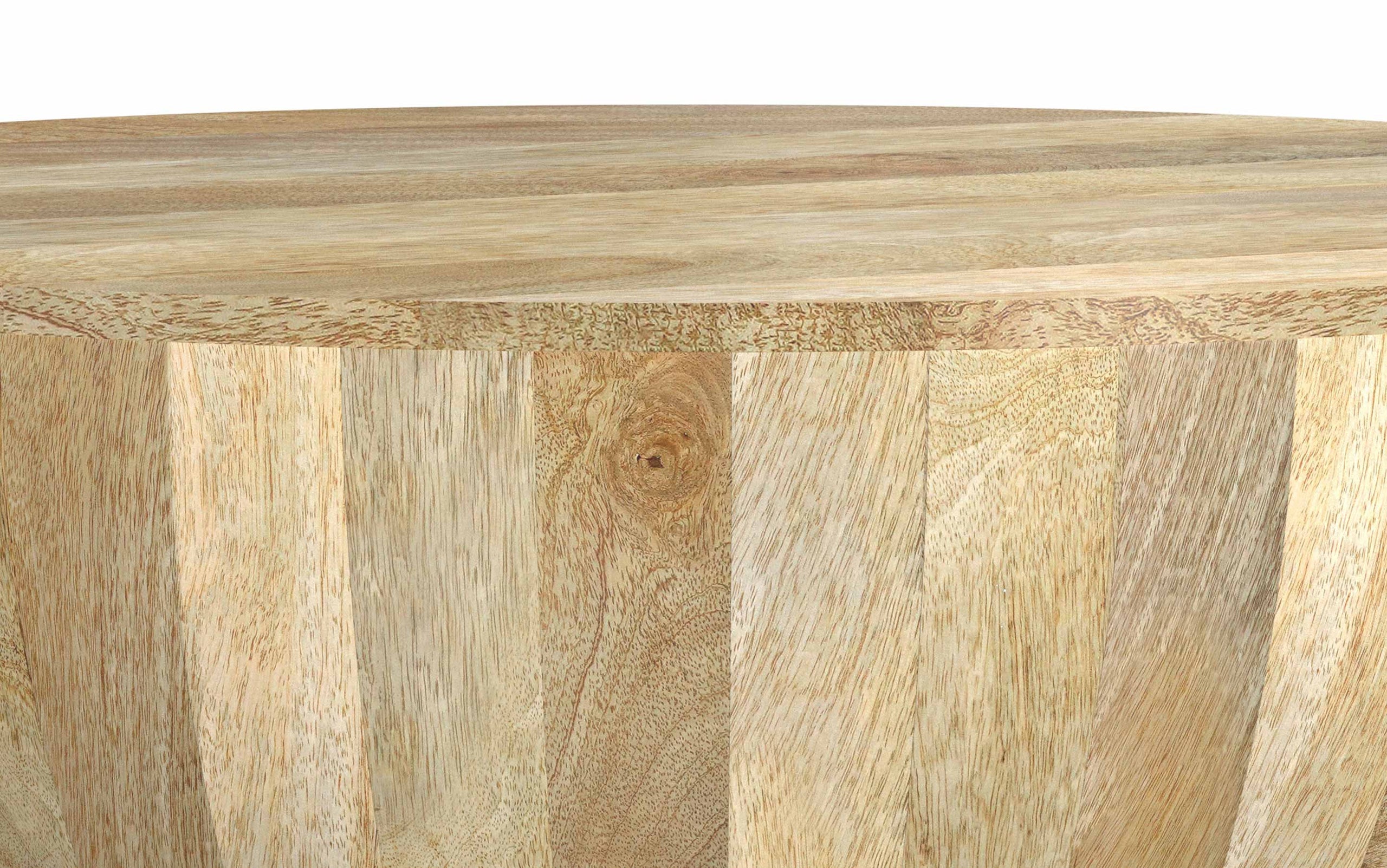 Natural | Elmbrook Drum Coffee Table