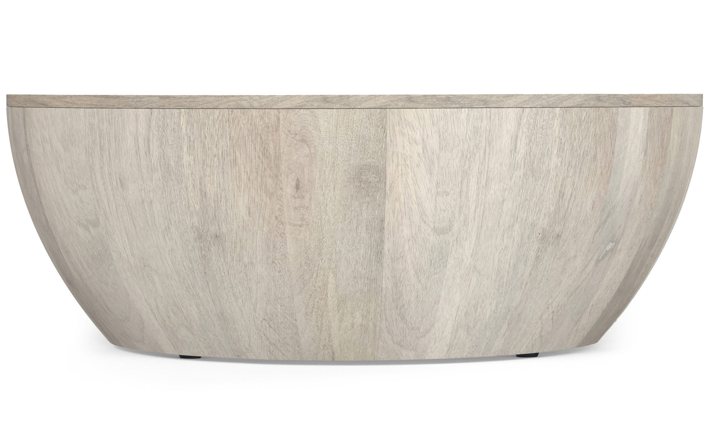 White Wash | Elmbrook Drum Coffee Table