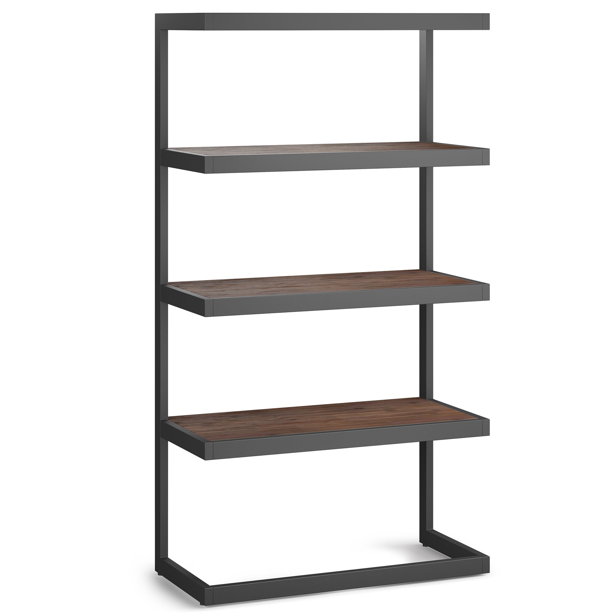 Distressed Charcoal Brown | Erina Bookcase
