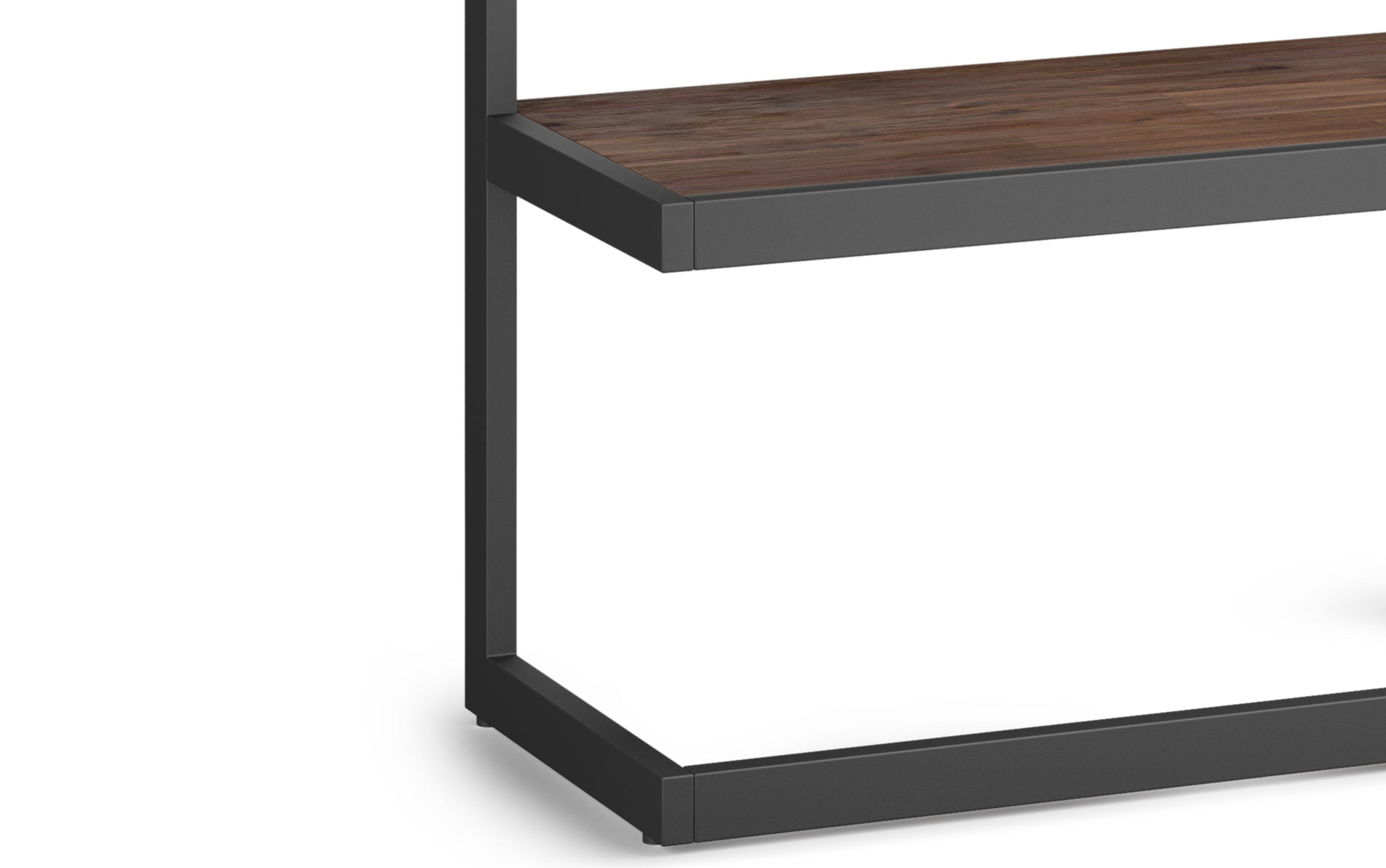 Distressed Charcoal Brown | Erina Bookcase