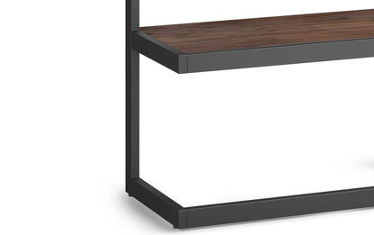 Distressed Charcoal Brown | Erina Bookcase