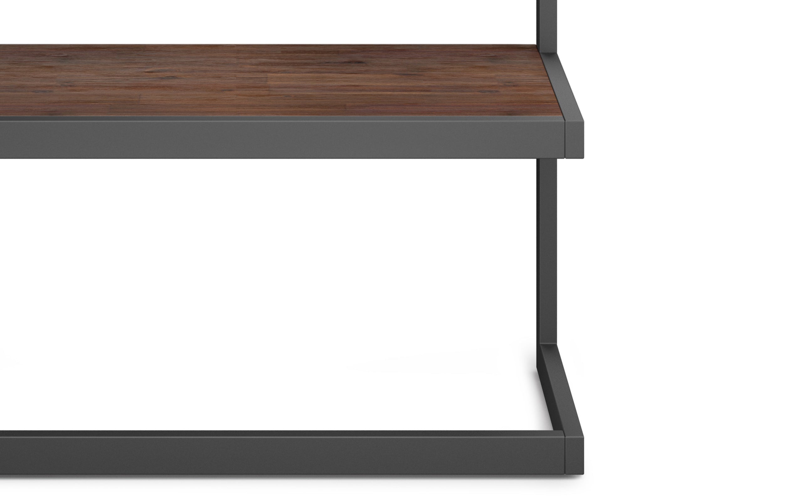 Distressed Charcoal Brown | Erina Bookcase