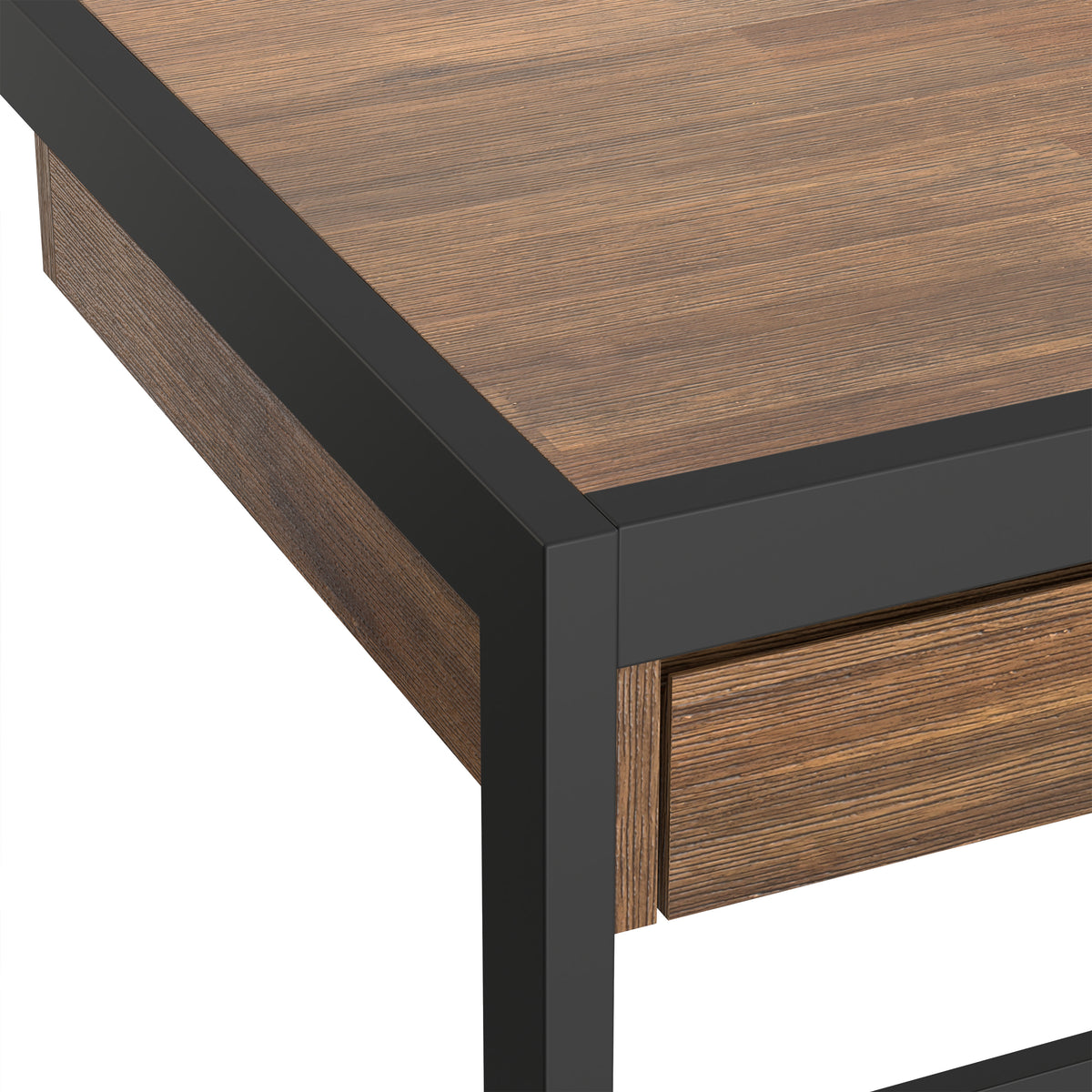 Rustic Natural Aged Brown | Erina Large Desk