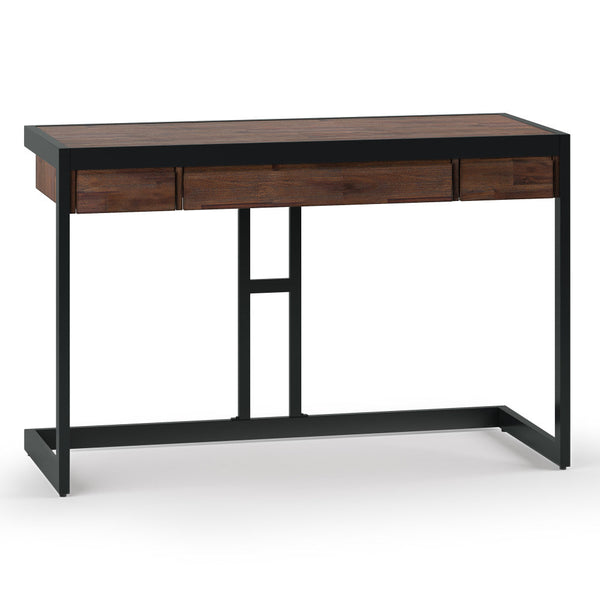 Distressed Charcoal Brown | Erina Small Desk