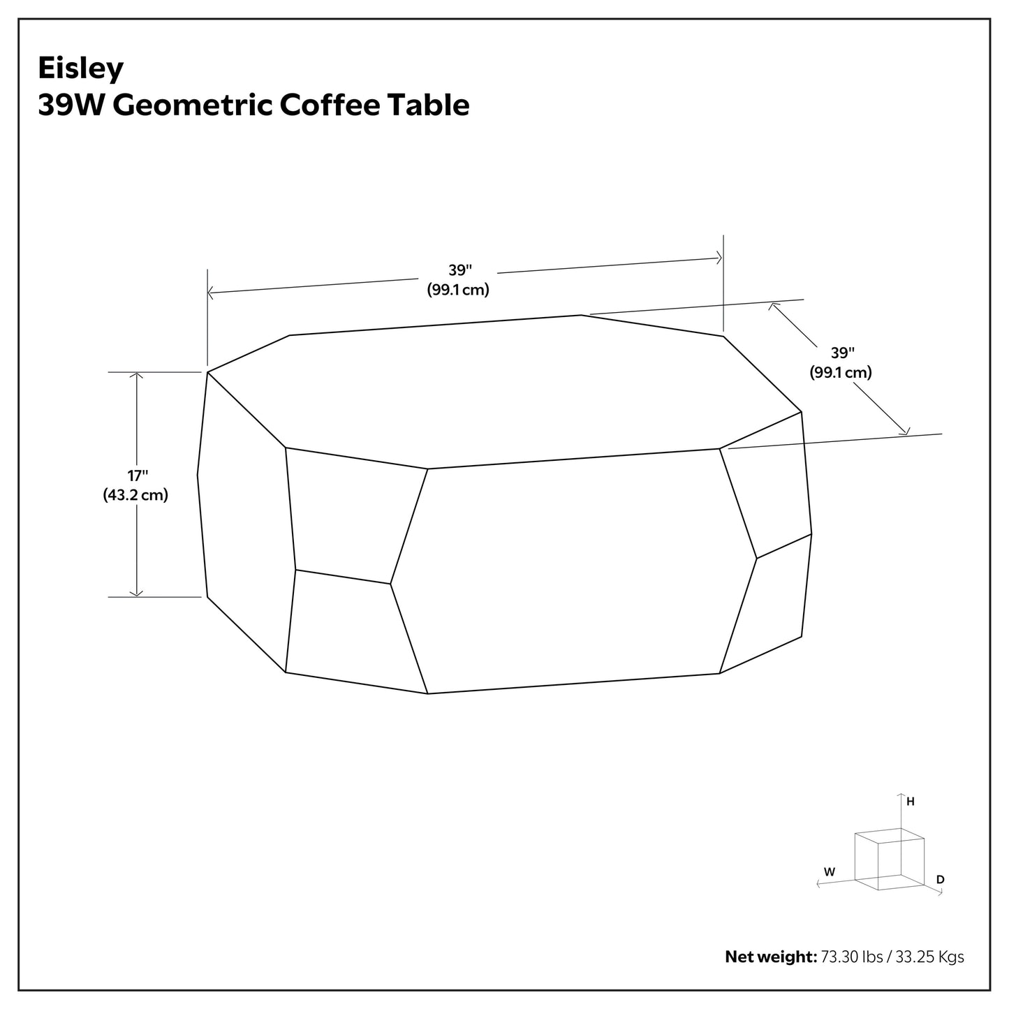 Walnut | Eisley Coffee Table