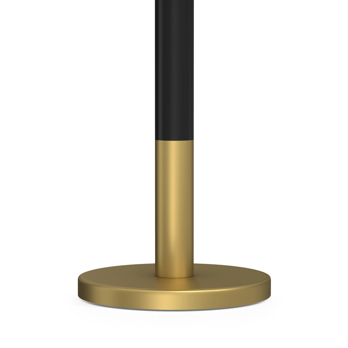 White Marble/Black/Gold | Evans Marble Side Table