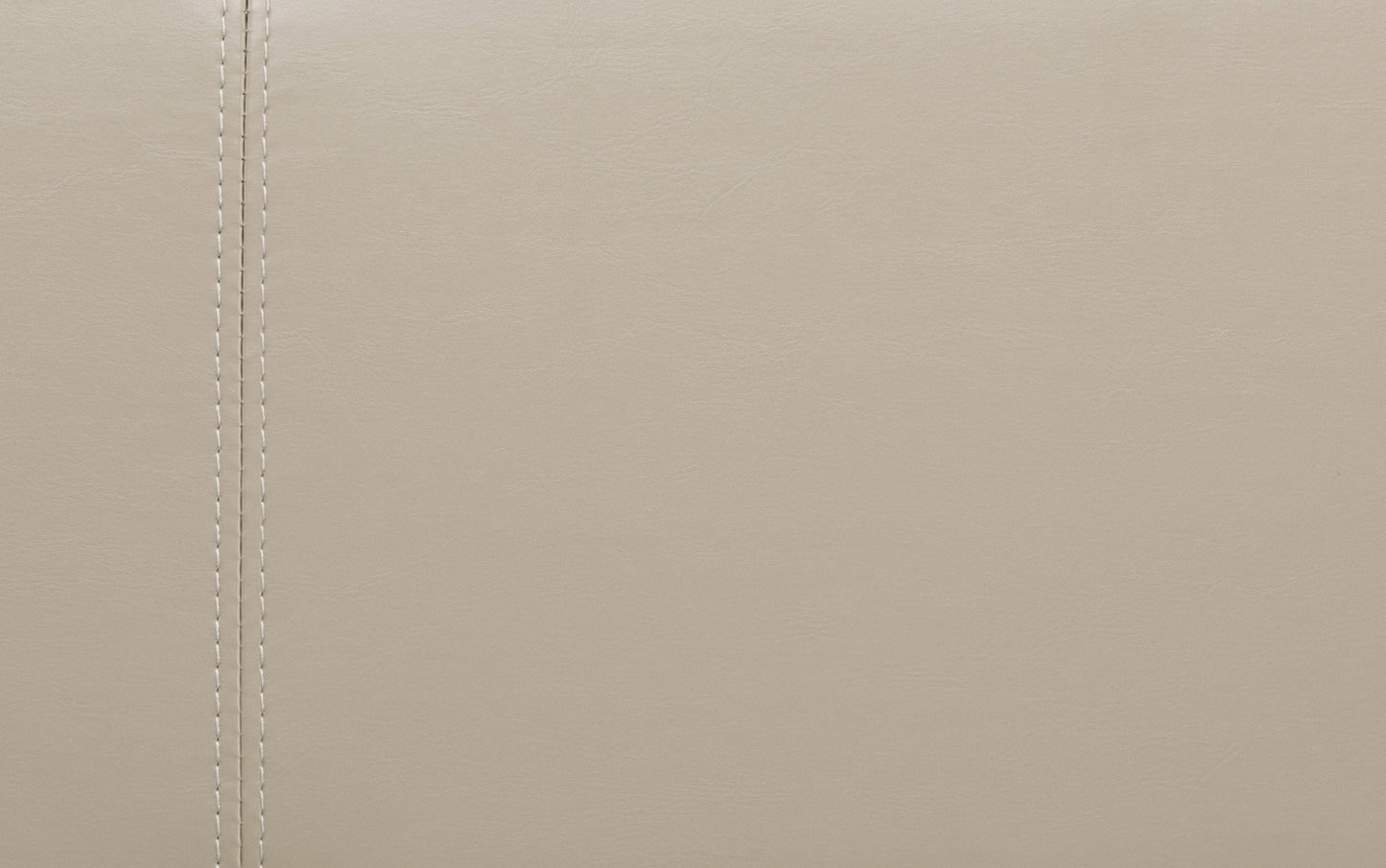 Satin Cream Vegan Leather | Avalon Storage Ottoman in Vegan Leather