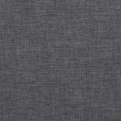Slate Grey Linen Style Fabric | Avalon Storage Ottoman in Linen