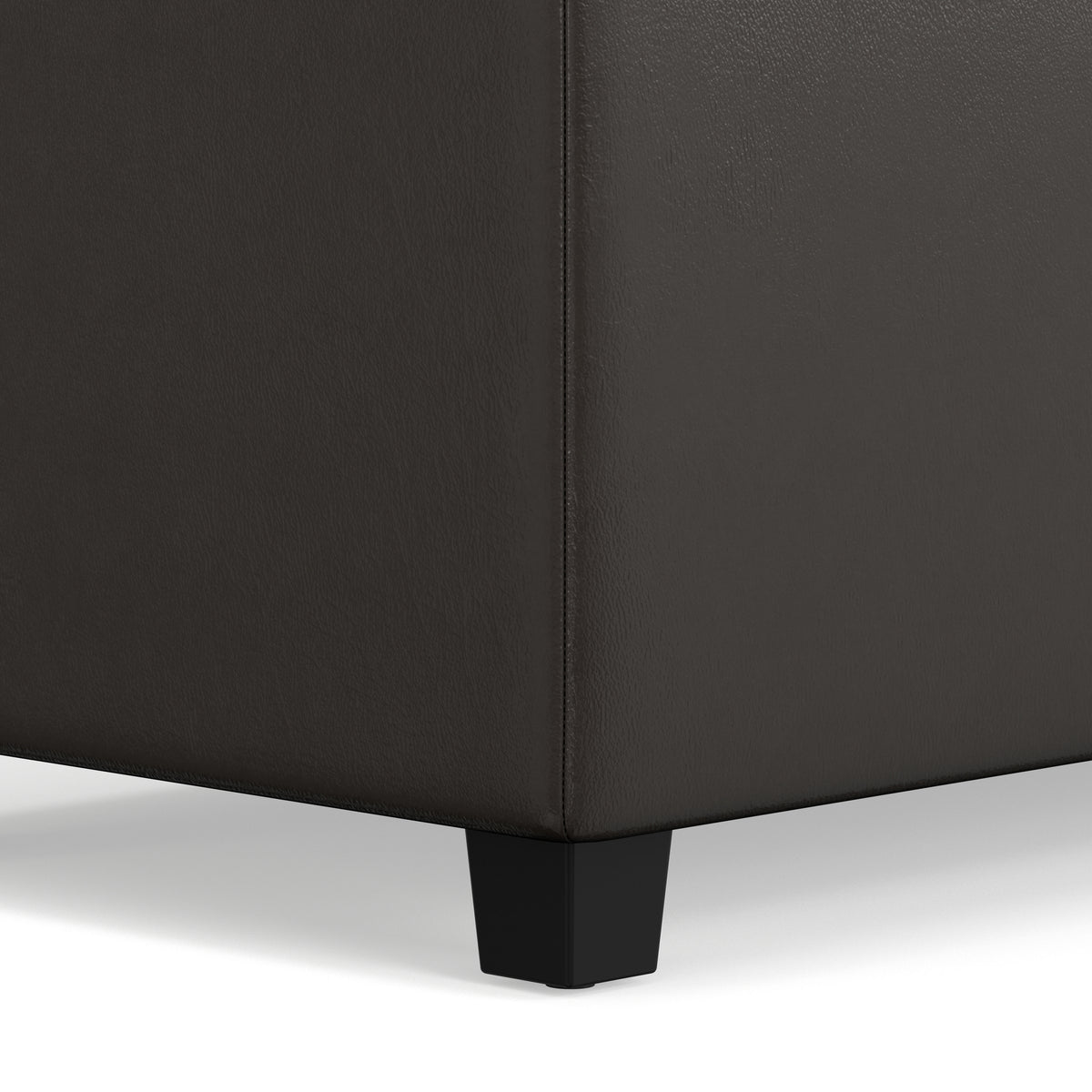 Tanners Brown | Avalon 60 inch Storage Ottoman Bench