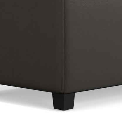 Tanners Brown | Avalon 60 inch Storage Ottoman Bench