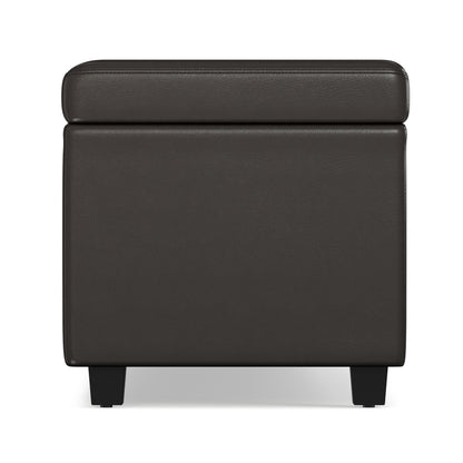 Tanners Brown | Avalon 60 inch Storage Ottoman Bench