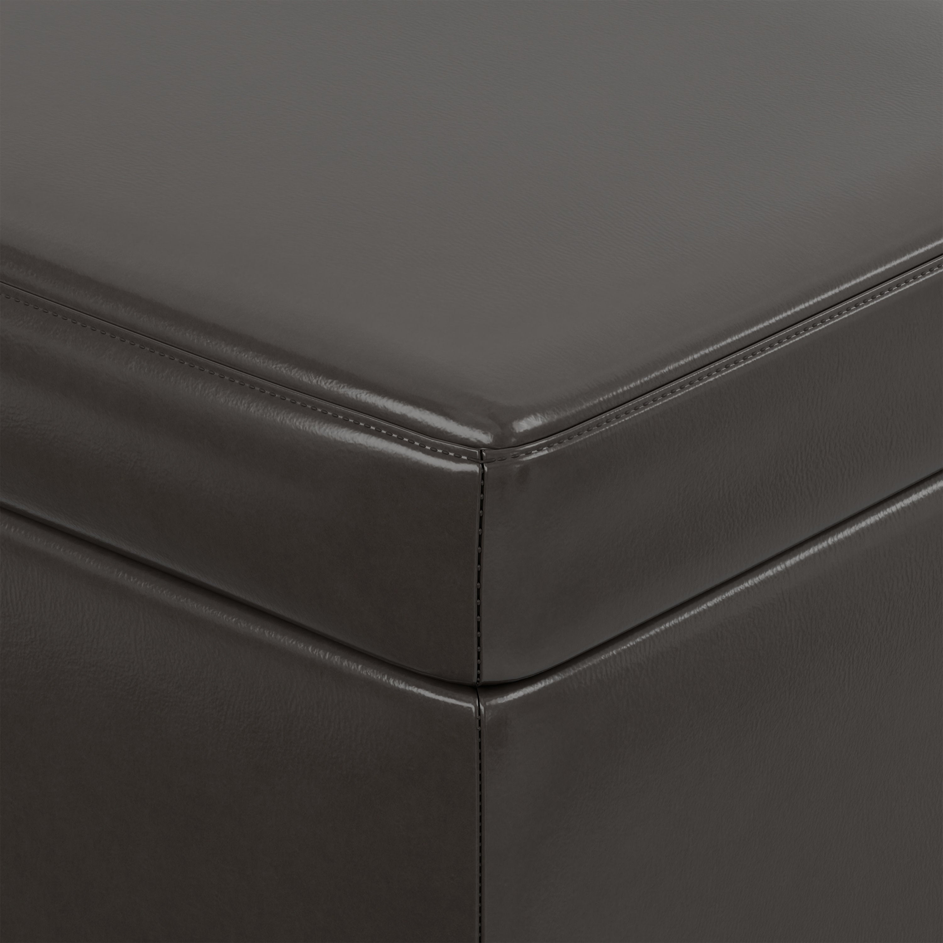 Lift Top Storage Ottoman | Avalon Ottoman In Tanners Brown