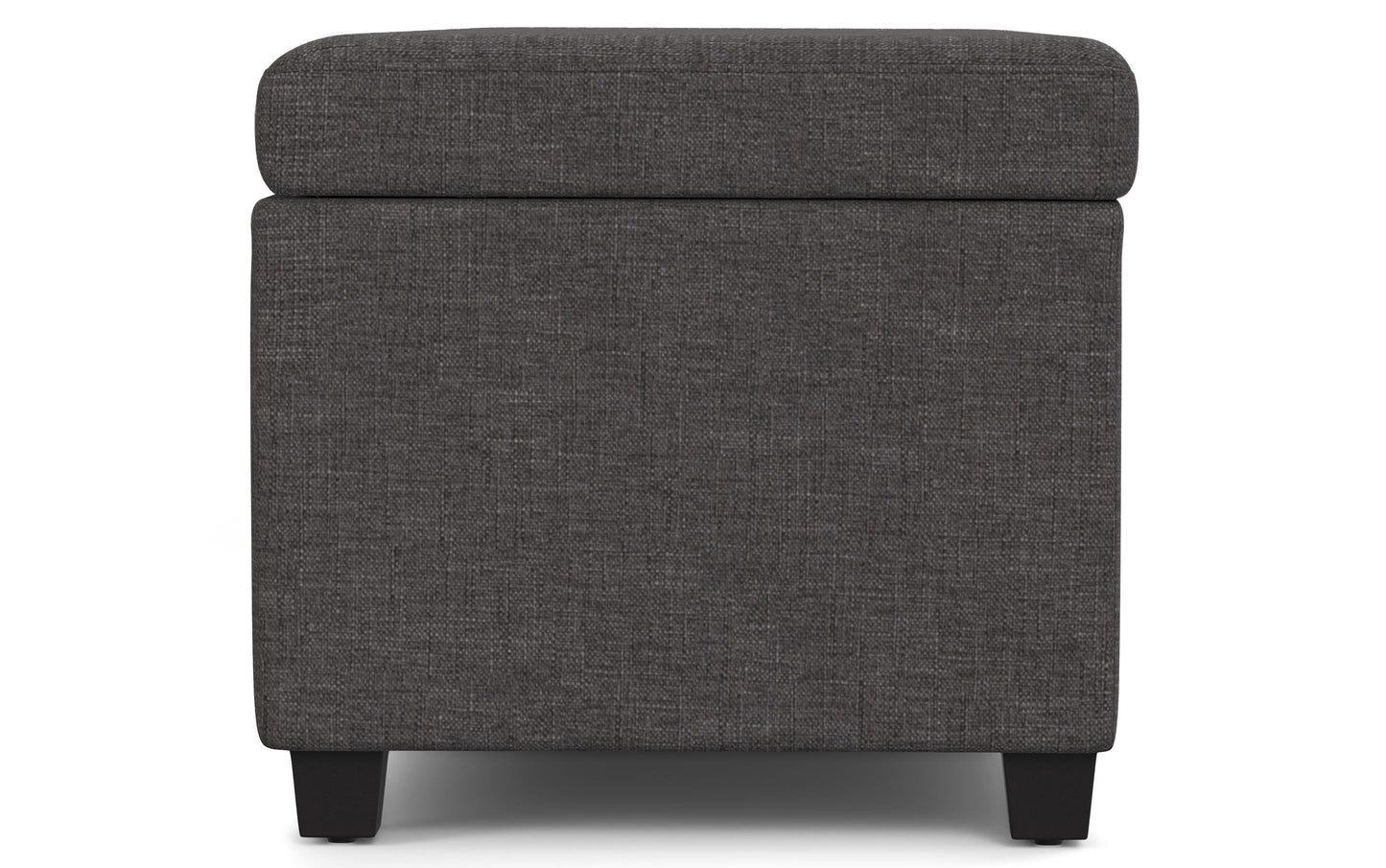 Avalon Extra Large Storage Ottoman in Linen