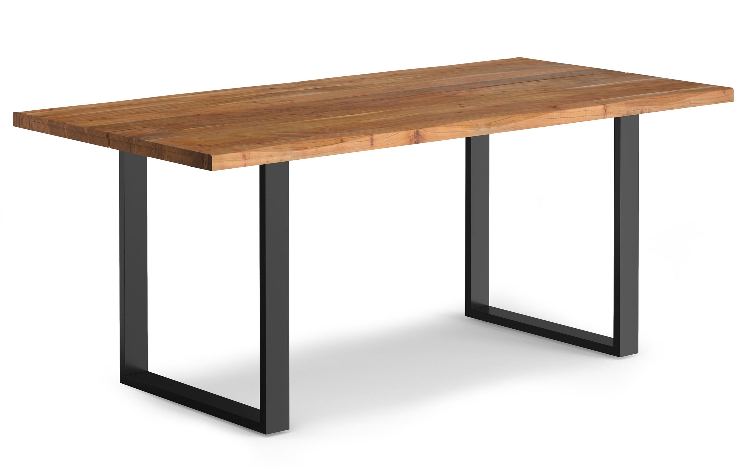 Distressed Tan Distressed Vegan Leather | Melody / Fieldcrest 7 Pc Dining Set