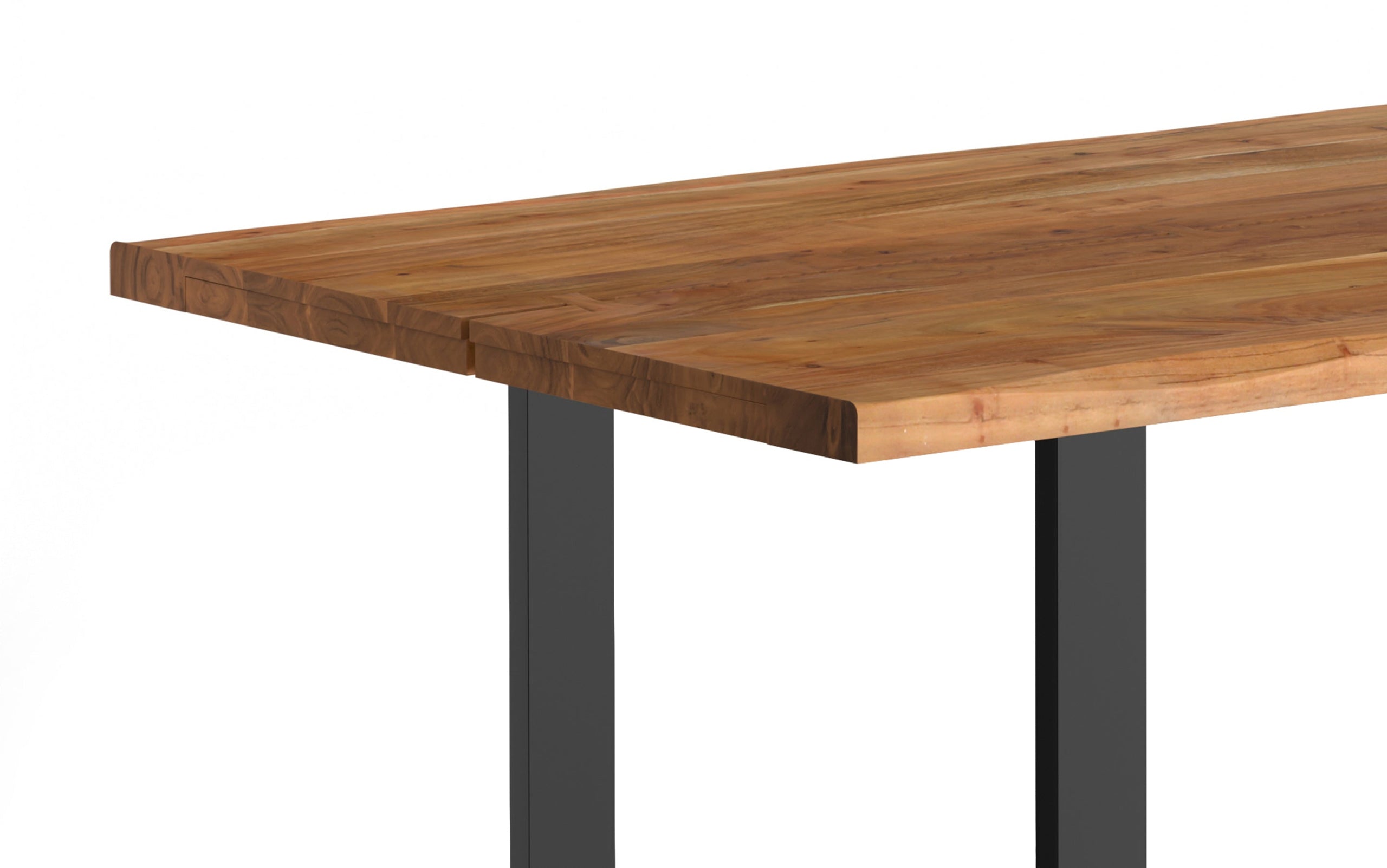 Distressed Tan Distressed Vegan Leather | Melody / Fieldcrest 7 Pc Dining Set
