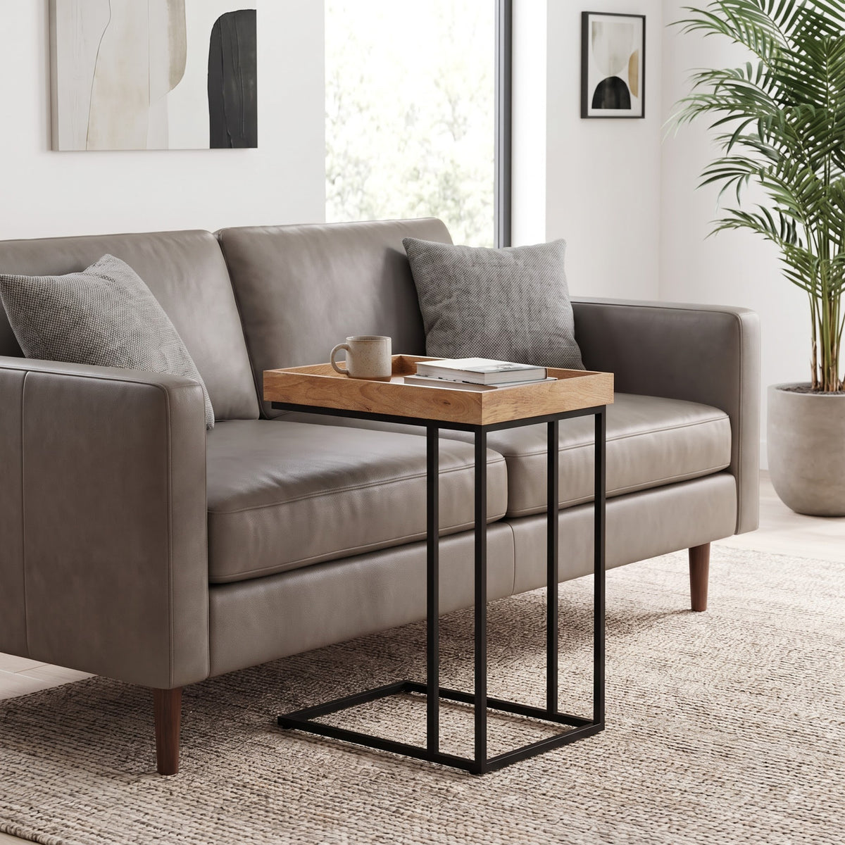 Refined Natural Mango Gallagher C Side Table in Natural