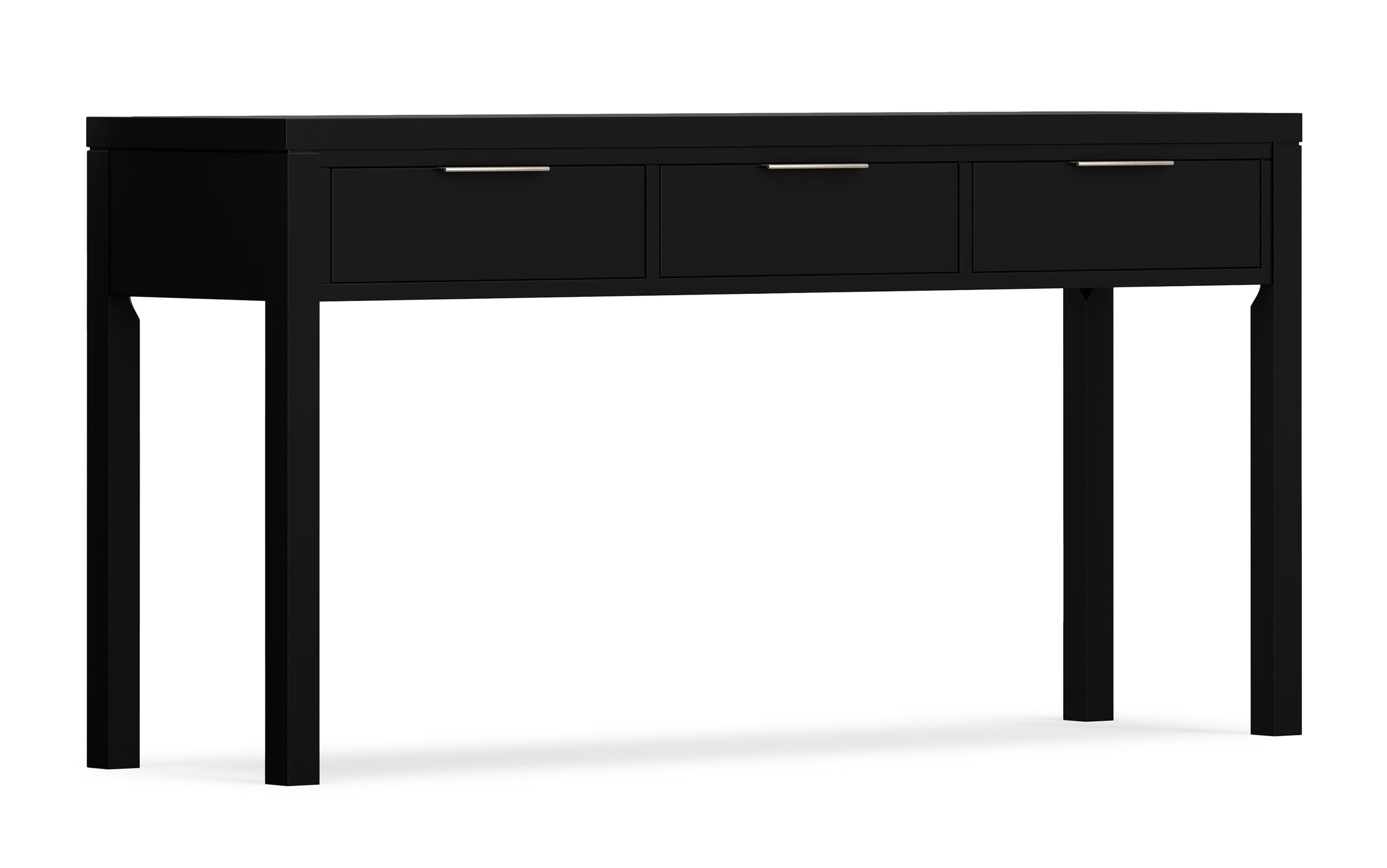Black | Hollander Solid Wood Wide Console Table
