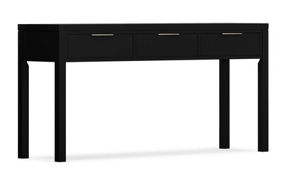 Black | Hollander Solid Wood Wide Console Table