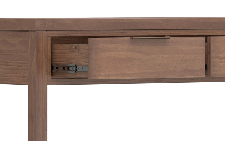 Medium Saddle Brown | Hollander Solid Wood Wide Console Table
