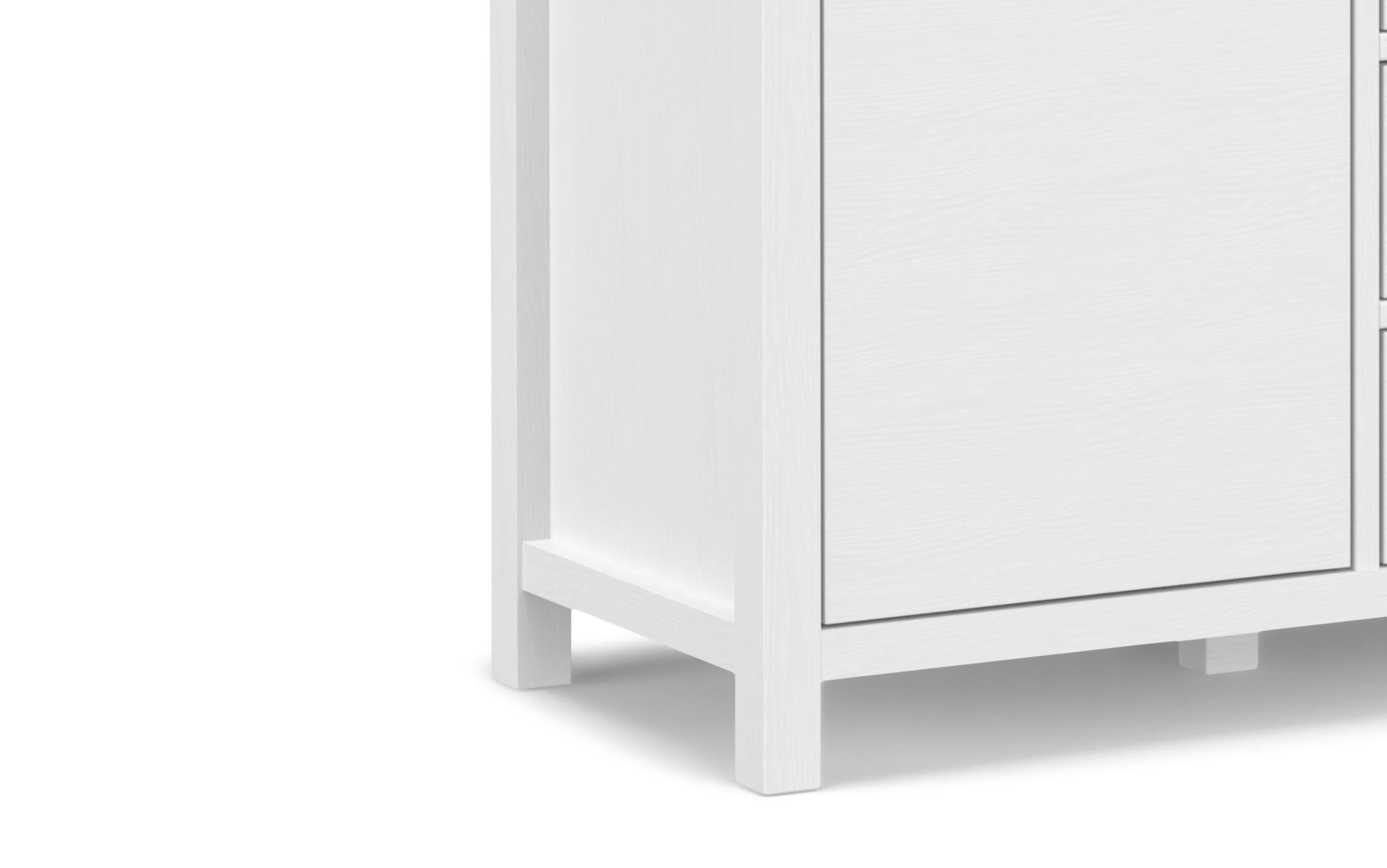 White | Hollander Solid Wood Sideboard Buffet