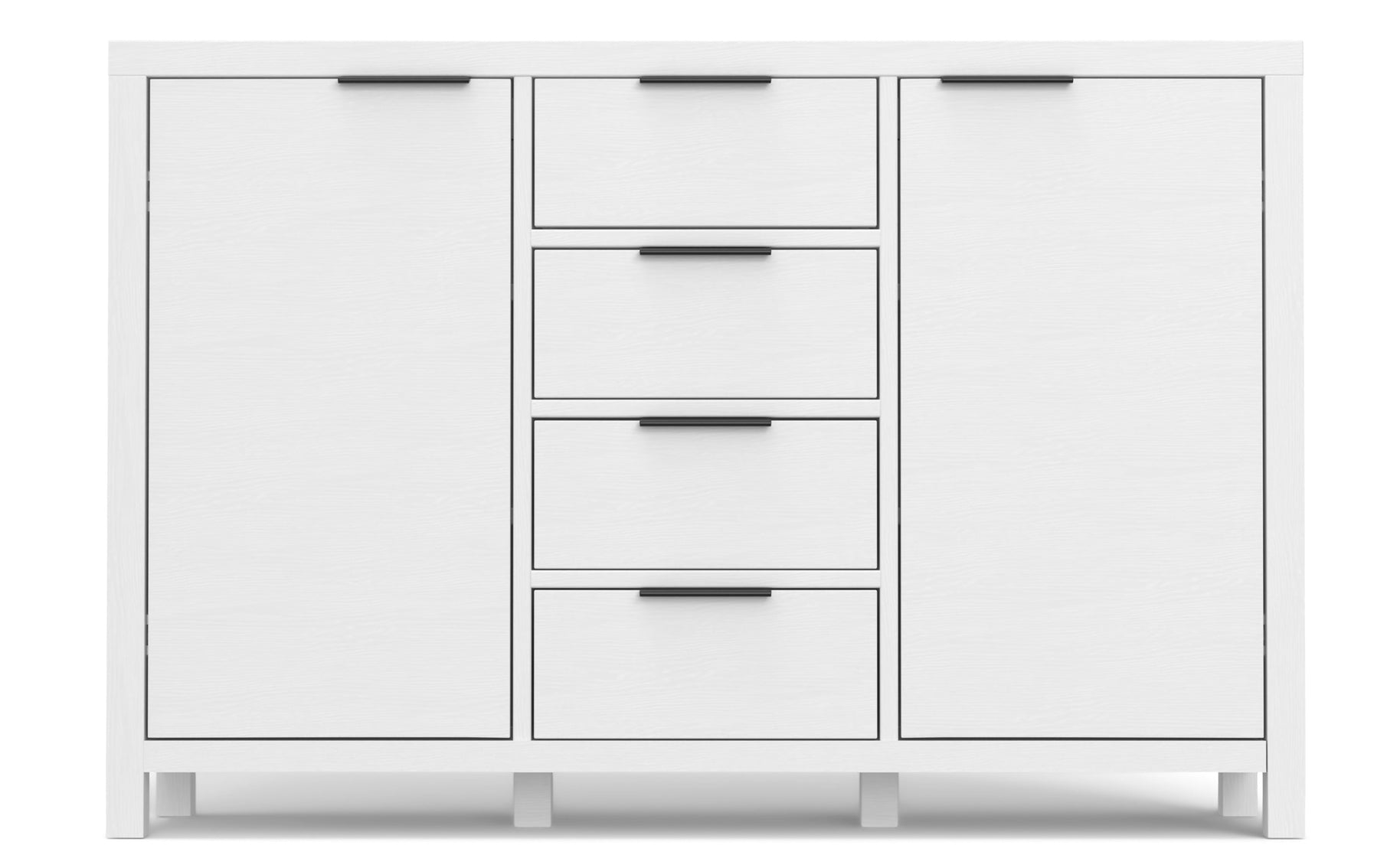 White | Hollander Solid Wood Sideboard Buffet