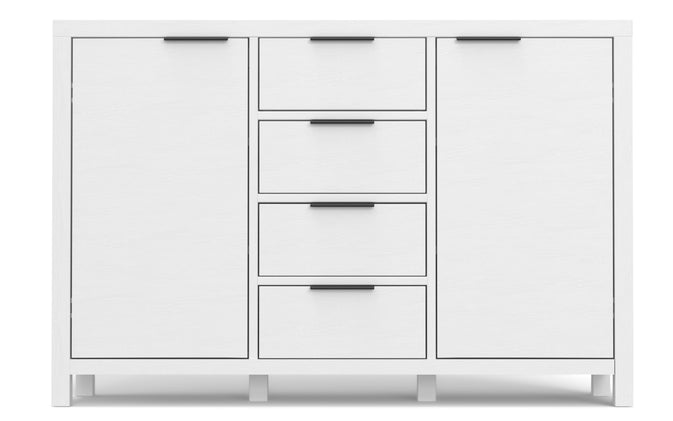 White | Hollander Solid Wood Sideboard Buffet