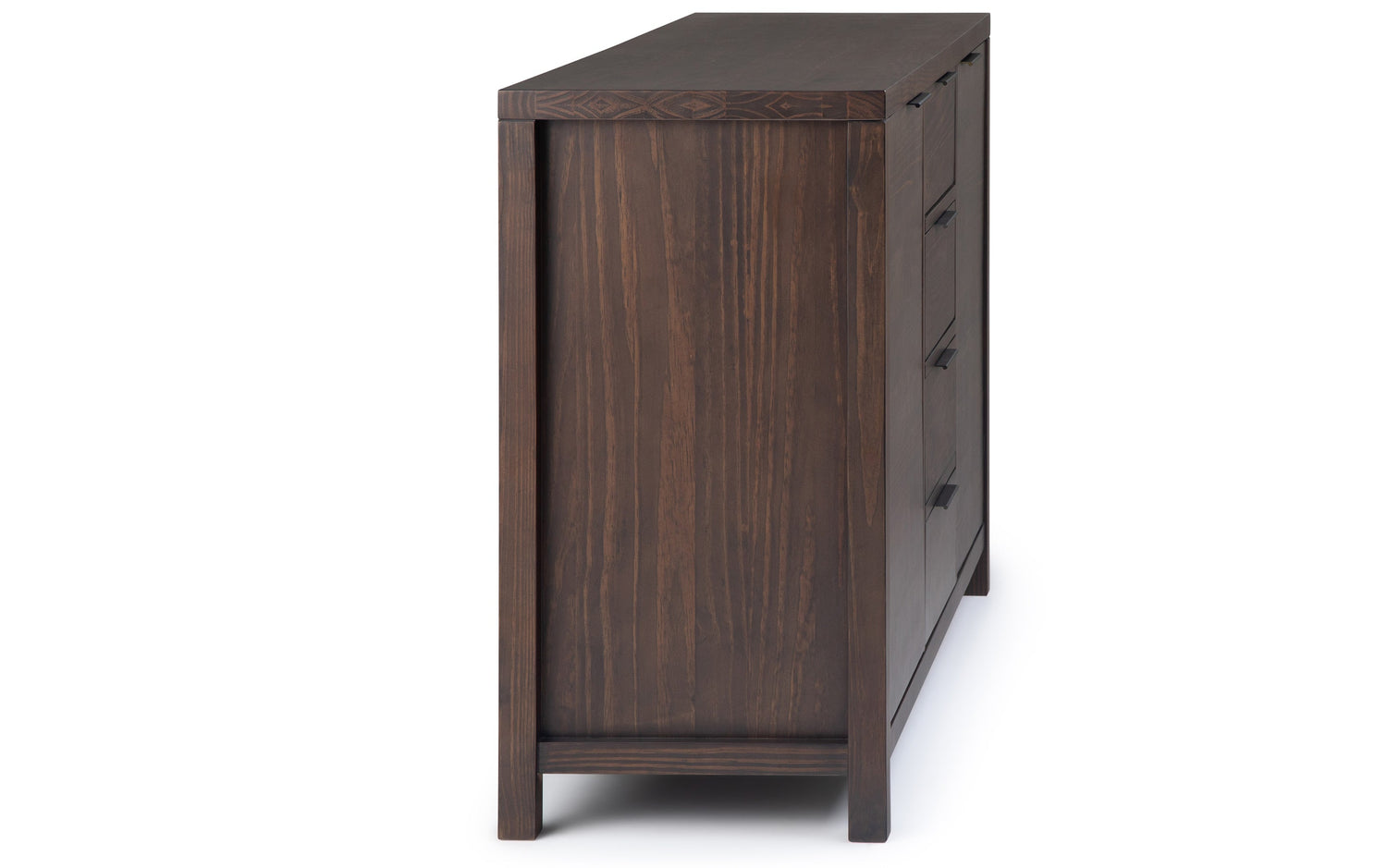 Warm Walnut Brown | Hollander Solid Wood Sideboard Buffet