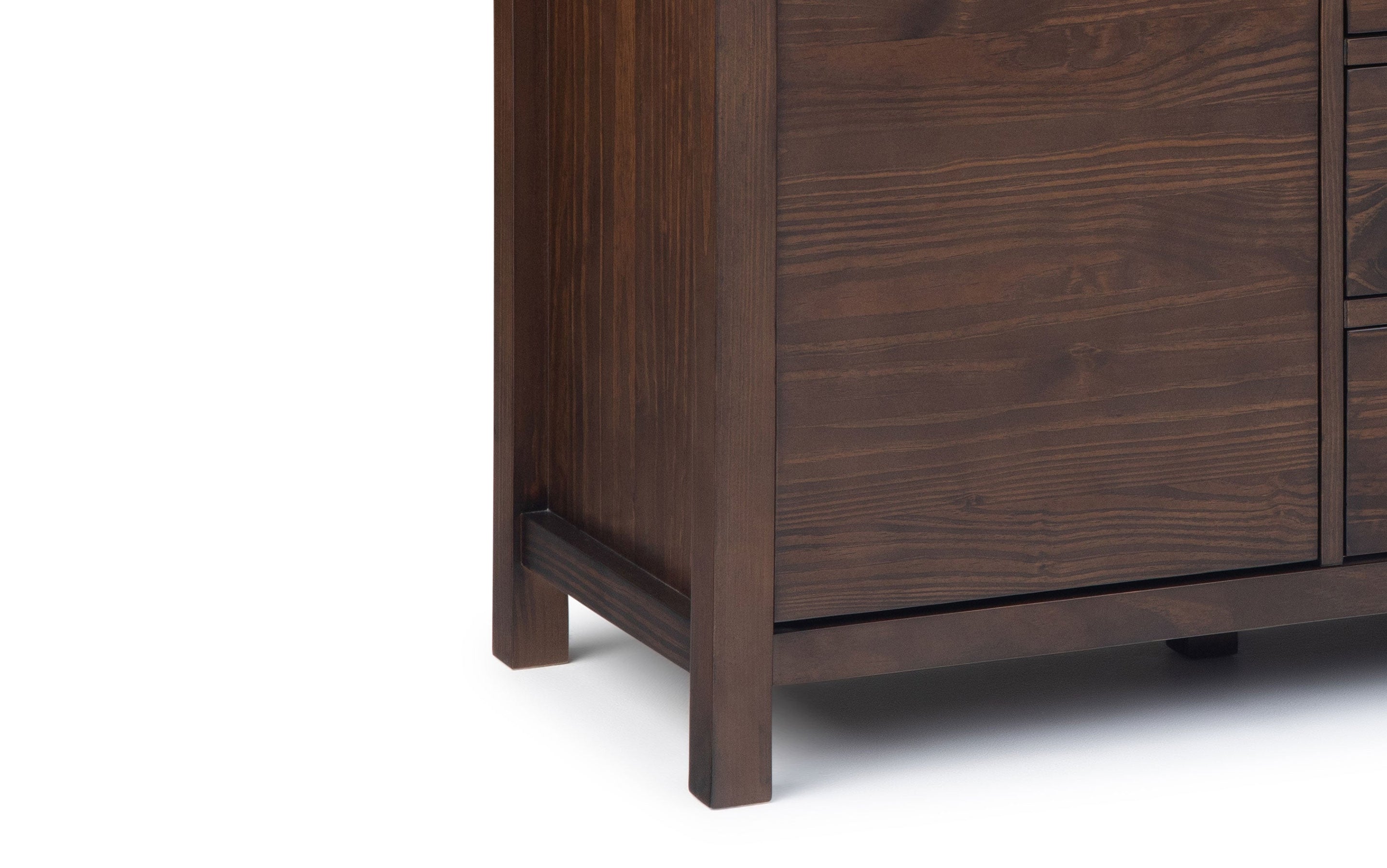 Warm Walnut Brown | Hollander Solid Wood Sideboard Buffet