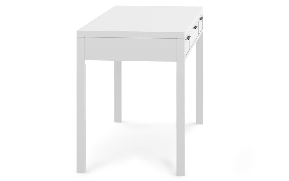 White | Hollander Solid Wood Desk