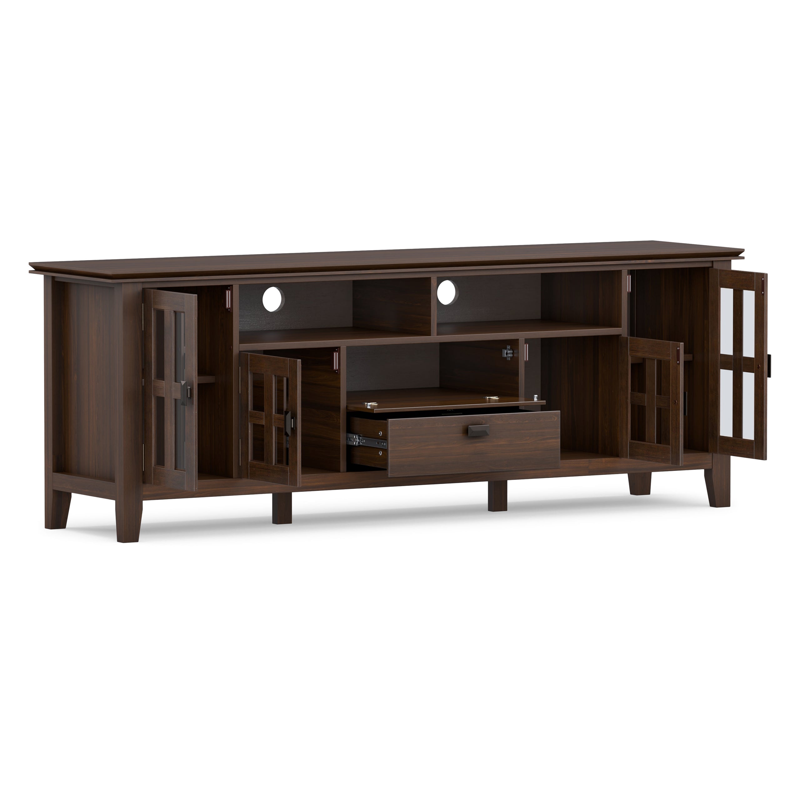 Natural Aged Brown | Artisan 72 inch TV Media Stand