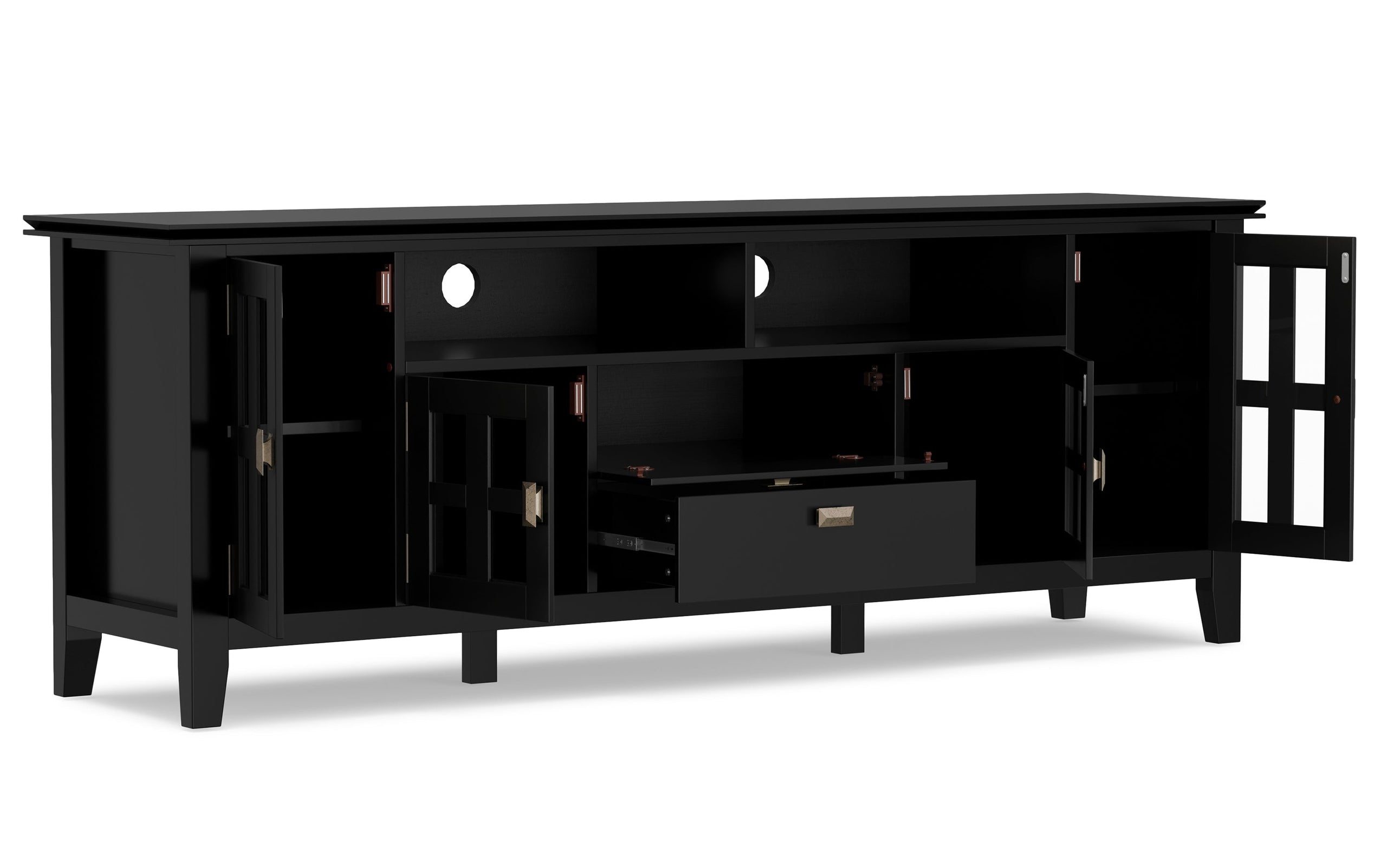 Black | Artisan 72 inch TV Media Stand