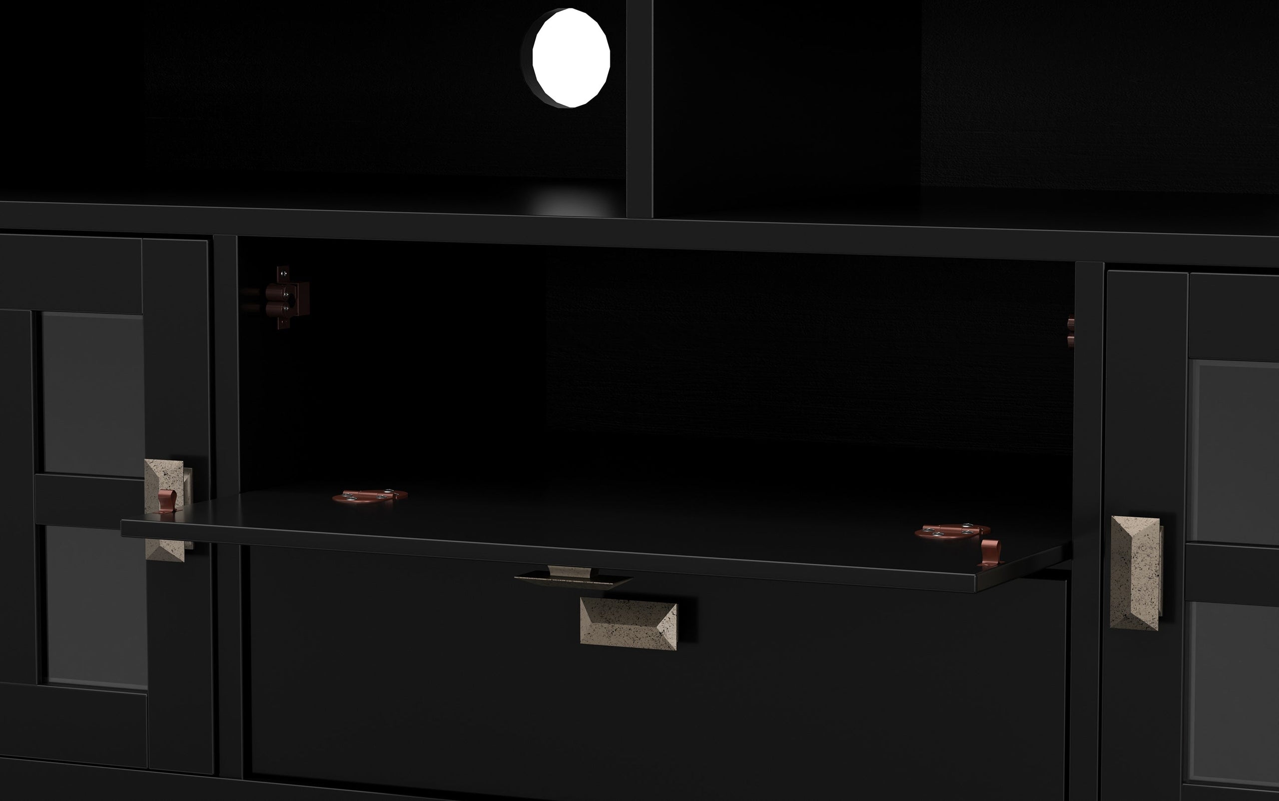 Black | Artisan 72 inch TV Media Stand