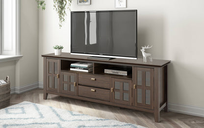 Farmhouse Brown | Artisan 72 inch TV Media Stand