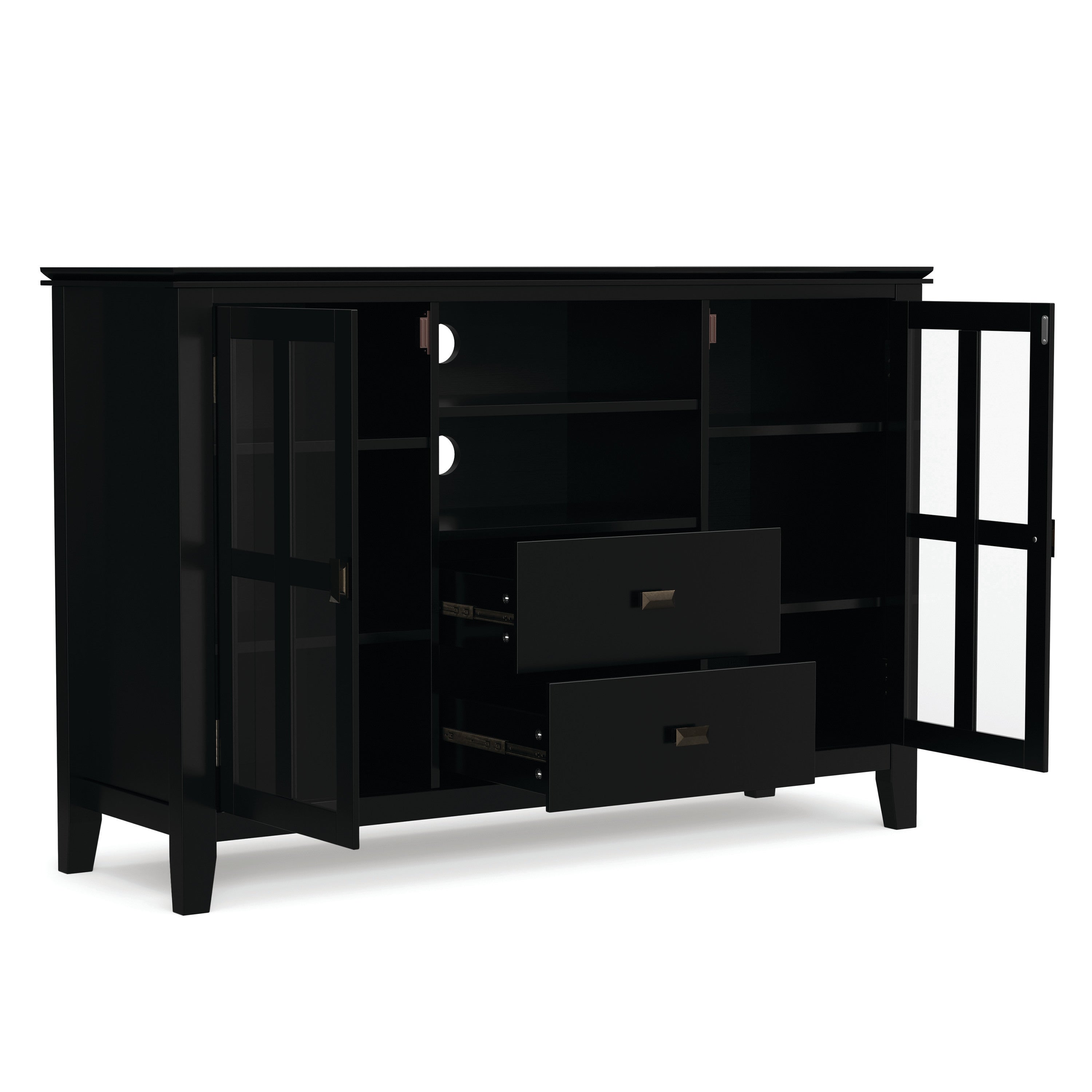 53 Inch TV Stand | Solid Wood TV Stand | Artisan Tall Media