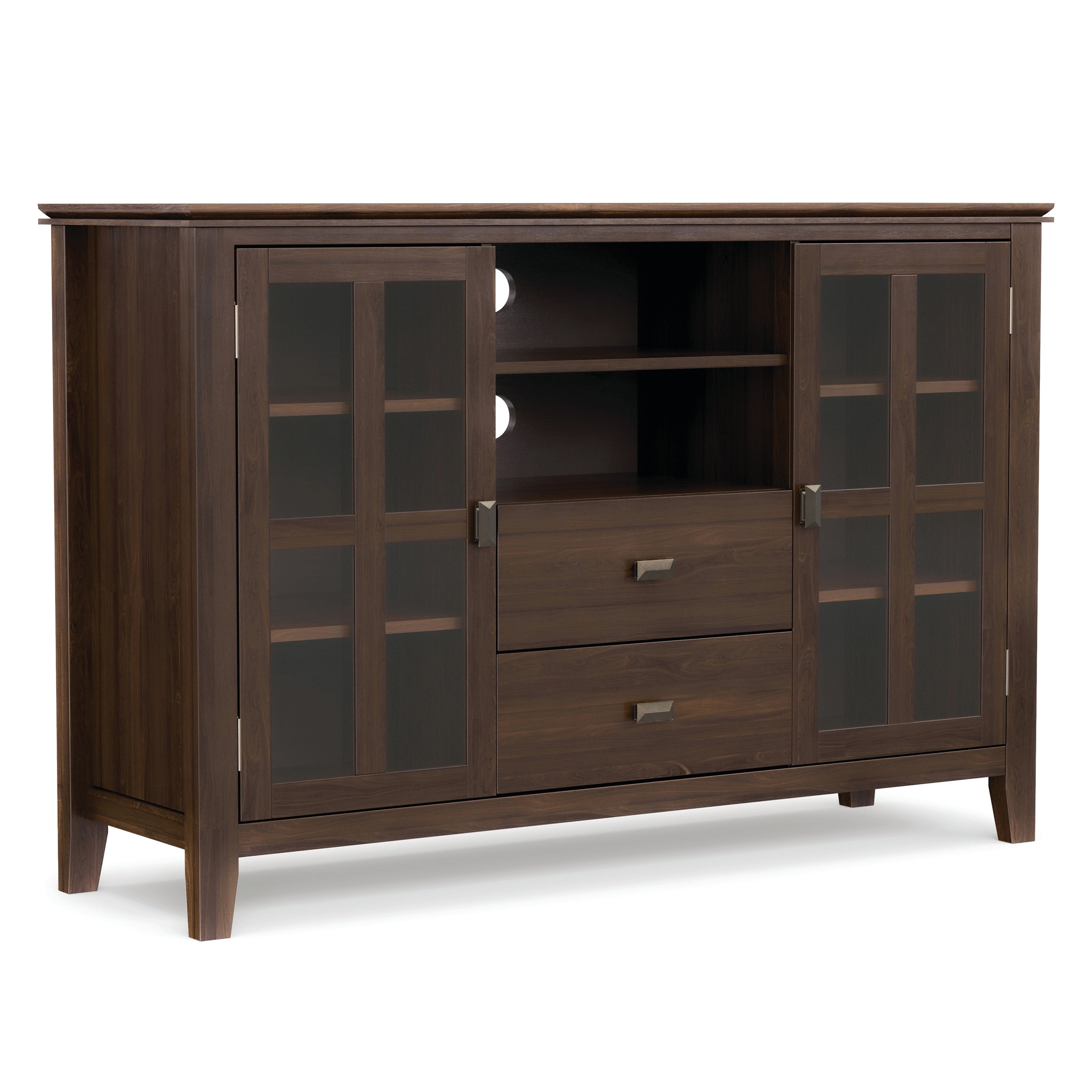 Narrow Solid Wood End Table | Artisan Narrow End Table – Simpli Home